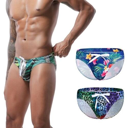Mens Swim Briefs Bikini Swimwear Swimming Trunks For Sexy Man Swimsuit Bathing Suit Beach Shorts Zwembroek 2021