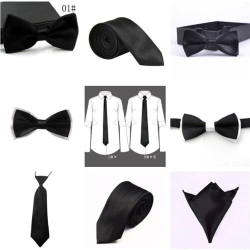 Men Kid Baby Bowties Solid Butterfly Bowtie Wedding Patry Accessories Gift TiesParty Neck Tie New Bowknot FC146