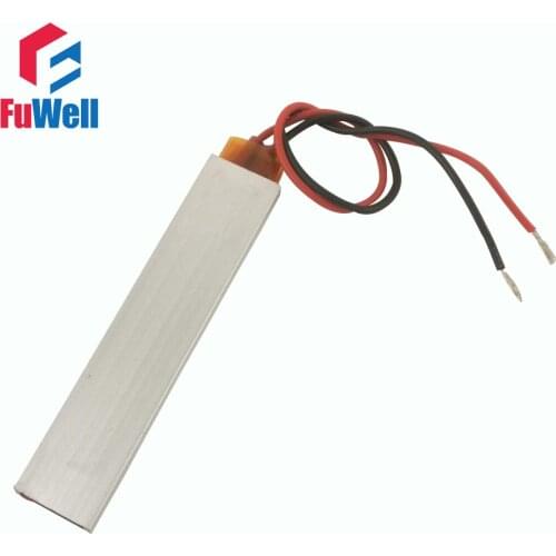 30W 12V 65 Degree Constant Temperature PTC Heating Element Heater Plate 100X21x5mm Safety Surface Insulation