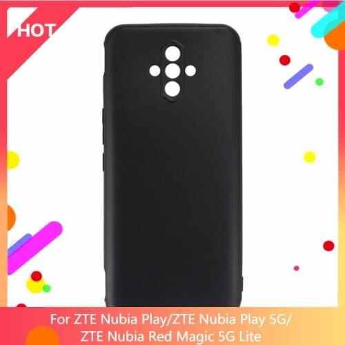 Nubia Play Case Matte Soft Silicone TPU Back Cover For ZTE Nubia Play 5G ZTE Nubia Red Magic 5G Lite Phone Case Slim shockproof