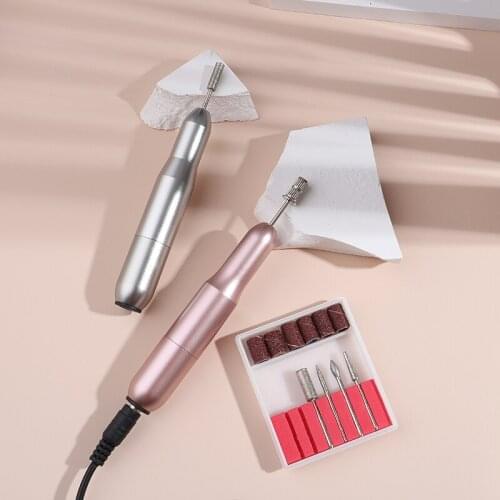 1 Set Professional Electric Nail Drill Machine Pedicure Manicure Drill Set Milling Cutters Nail File 20000RPM Polishing Equipmen