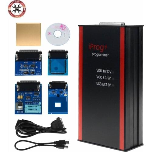 Powerful iprog+ Iprog Pro Programmer Support IMMO/Mileage Correction/Airbag Reset till 2019 Replace Carprog Full/Digiprog3/Tango