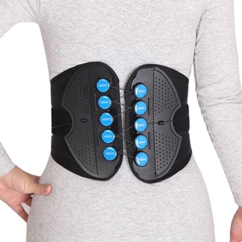 Adjustable Double Pull Medical Support Orthopedic Posture Corrector Brace Lower Back Lumbar Support Belt Pain Relief