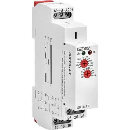 Adjustable Delay On Timer Relay DIN Rail Type Electronic Time Relay 12V 24V 48V 110V 220V AC/DC Wide Range Voltage