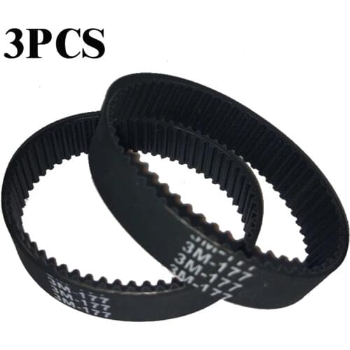 3Pcs 177-3 Belt For Black&Decker 7696 Types 6&7,BD713,KW715,KW713 Part No 324830-02 Navigator Freestyle Stick Vacuum Cleaner