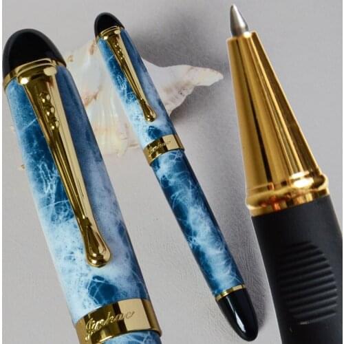 ROLLER BALL PEN JINHAO X450 SEA BLUE MARBLE GOLDEN TRIM GOLDEN GREY WINE RED MULTI COLORS FOR CHOICE JINHAO 450