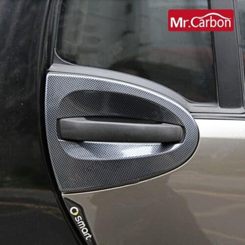 Car Styling Outer Door Bowl ABS Plastic Protective Shell For Mercedes Smart 451 Fortwo 2008-2014 Modified Accessories