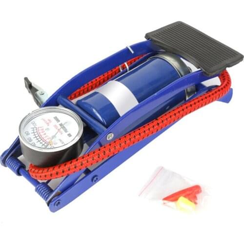 TiOODRE Portable Foot Operated Air Pump Inflatable Universal Inflator Mattress Ball Bike Tire Inflator Motorcycle Accessories