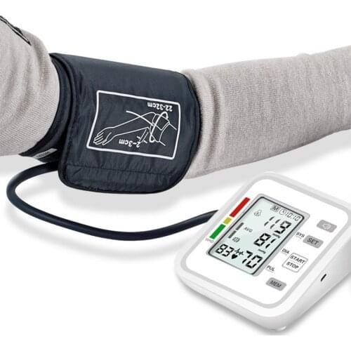Smart Upper Arm Electronic Blood Pressure Monitor Home Blood Automatic Arm Measuring Arterial Pressure Health Detector Machine