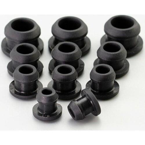 Silicone Rubber Hole Caps 4.5mm to 50.6mm T Type Plug Cover Snap-on Gasket Blanking End Caps Seal Stopper