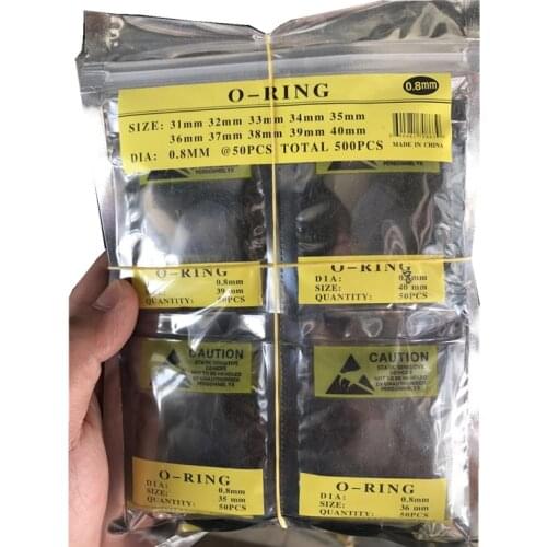 0.7 0.8mm 0.9mm Round Rubber Watch Gasket Washers O-Ring Back Case Seals O Ring