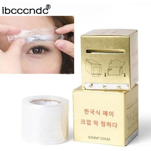 1 Roll Safe Tattoo Clear Wrap Cover Preservative Film Tattoo Film Transparent For Permanent Makeup Tattoo Eyebrow Supplies Lips