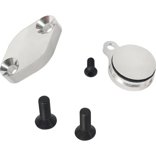 1x EGR Delete Intake/Exhaust Block Off Plate Trunk Accessory with O ring and bolt
