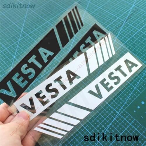 2pcs/lot Car Rearview Mirror Sports Sticker Sports Decal Decoration For Lada vesta accessories