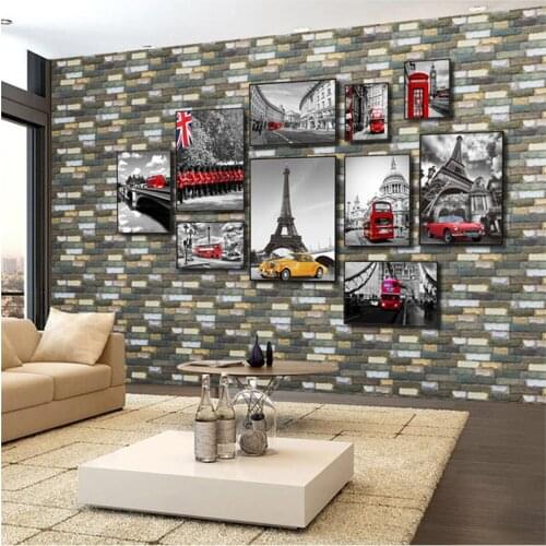 Imitation Brick Pattern 3D Wall Stickers Waterproof Anti-oil Self-adhesive Wallpaper For Living Room Kitchen TV Backdrop Decor