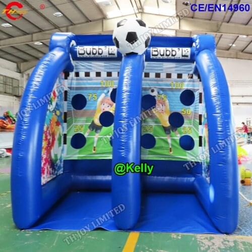 3x2x3mH custom made inflatable basketball game basketball shooting tossing game, popular carnival inflatable small games