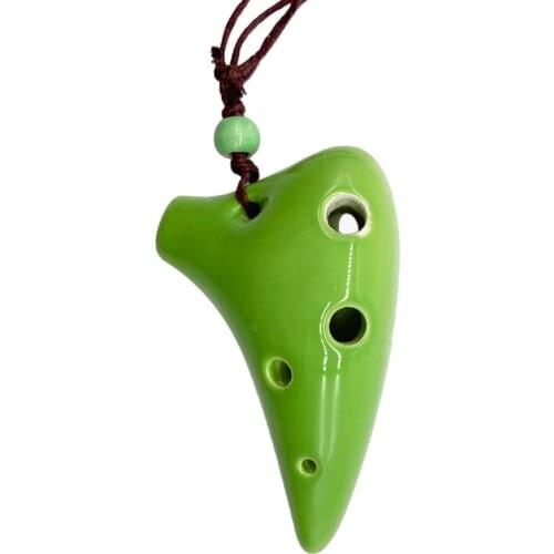 Alto C 6 Holes Ceramic Ocarina Submarine Style Musical Instrument Ocarinas