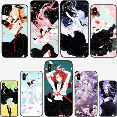 Anime-style schoolgirls Phone Case for iPhone 11 12 mini pro XS MAX 8 7 6 6S Plus X 5S SE 2020 XR