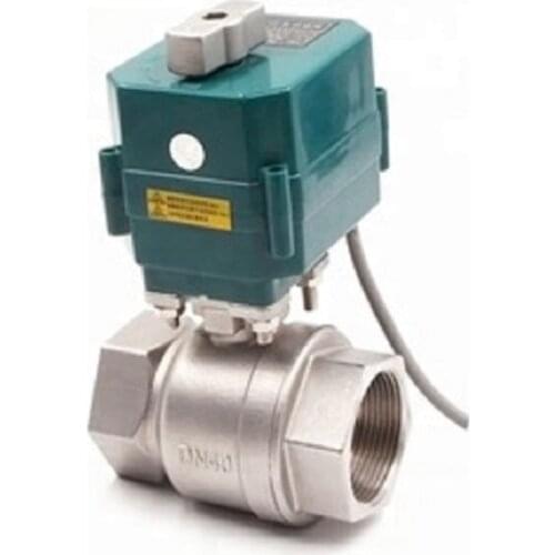 CTF-001 DN15 DN20 DN25 DN40 DN50 electric stainless steel ball valve DC12/24v A/DC9-25v motorized valve CR01 CR02 CR03 CR04 CR05