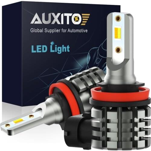 AUXITO 2Pcs Dual Color Switchback LED Fog Lights Bulb H8 H11 H16JP Daytme Runing Light Fog Lamp 6000K White 3000K Golden Yellow