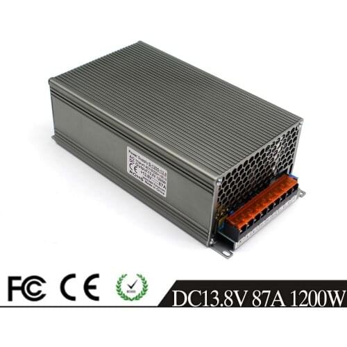 Switching Switch Power Supply DC 13.8V 87A 1200w Power Adapter Driver Transformer 110V 220V SMPS for Led Strip Lamp CNC CCTV