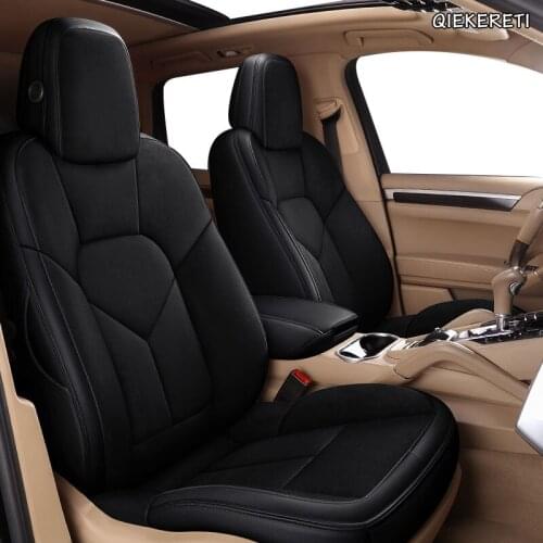 QIEKERETI Custom Leather car seat covers For SUBARU XV Outback Impreza LEGACY Forester Tribeca Automobiles Seat Covers cars seat