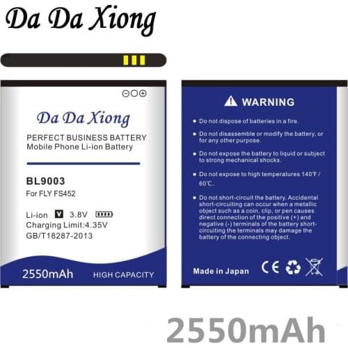 DaDaXiong 2550mAh BL9003 Li-ion Phone Battery for Fly FS452 Nimbus 2