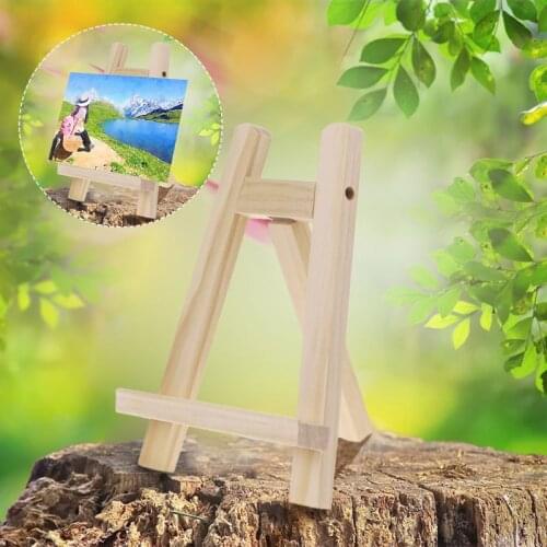 Mini Artist Wooden Easel Wood Stand Display Holder For Party Decoration 15*20cm Triange Easel