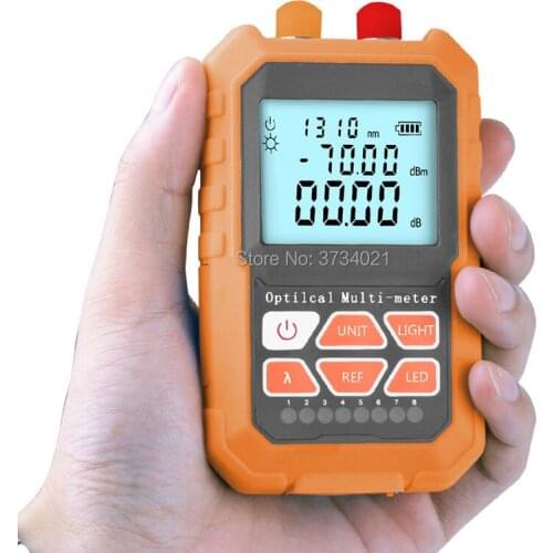 Multi-function 3 in1 Optical Power Meter Visual Fault Locator Network Cable Test optical fiber tester, 5mW Visual Fault Locator