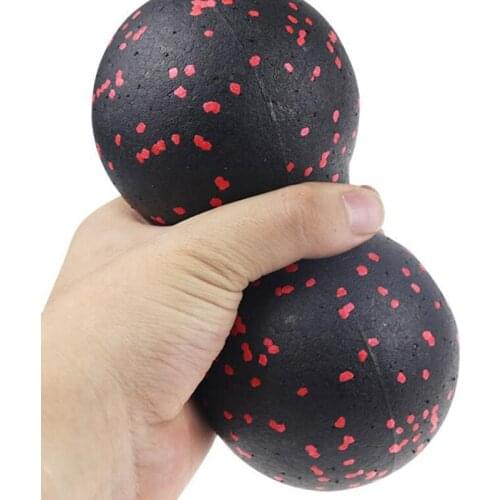 Lacrosse Myofascia Ball Peanut Massage Ball High Density Lightweight Fitness Body Fascia Exercise Relieve Pain Yoga Ball