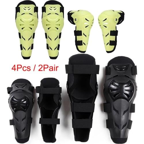 4pcs / 2Pair Motorcycle Knee Protector Elbow pads Protective Gear Knee Guards Kit Kneepad Free Riding Thickening Protection Moto