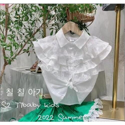 2020 new wholesale girls lace shirt fashion full sleeve autumn girls blouse 4-9t F693