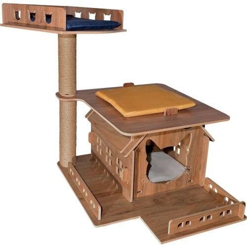 Cat House Cleaning with water and soap easily doable Items used in all of the material is completely natural