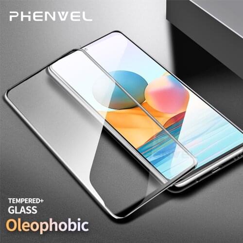 Oleophobic Tempered Glass Screen Protector For Xiaomi Redmi Note 10 Pro 10S Enhanced Protective Glass