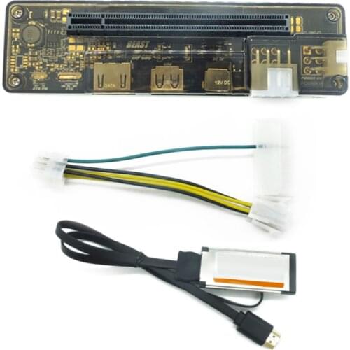 PCI-E External Laptop Video Card Dock Graphics Card Laptop Docking Station ( Mini PCI-E/Expresscard Interface)
