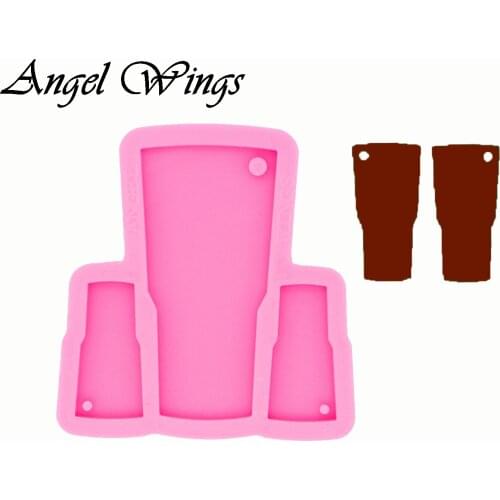 Tumble Keychains Silicone Molds DIY Necklace Jewelry Shiny Epoxy Resin Mould DY0457