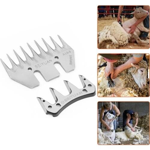 Livestock Sheep/Goats 9 Tooth Blade Shears Convex Comb Cutter Replaceable Shearing Clipper Blade For Sheep Clipper Shears