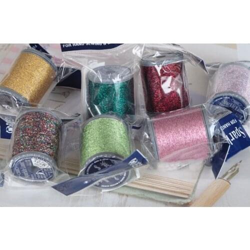 Good quality Japan thread for sewing,24 color flashing thread,sewing machine thread