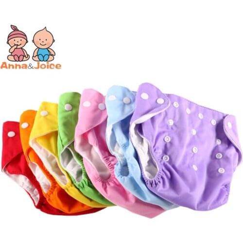 10pc Baby Diapers Adjustable Cloth Diaper Baby Summer Washable Reusable Nappies/Cotton Training Pant
