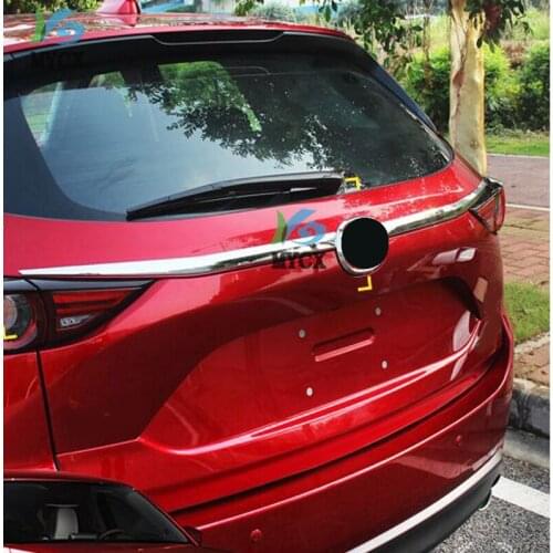 FIT For Mazda CX5 CX-5 CX 5 2017 2018 2019 KF ABS Chrome refit rearguards trunk rear bumper tail box trim 2PCS