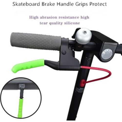 2pcs/set For Xiaomi Mijia M365 Pro Antiskid Skateboard Brake Handle Grips Protector Cover Electric Scooter Accessories