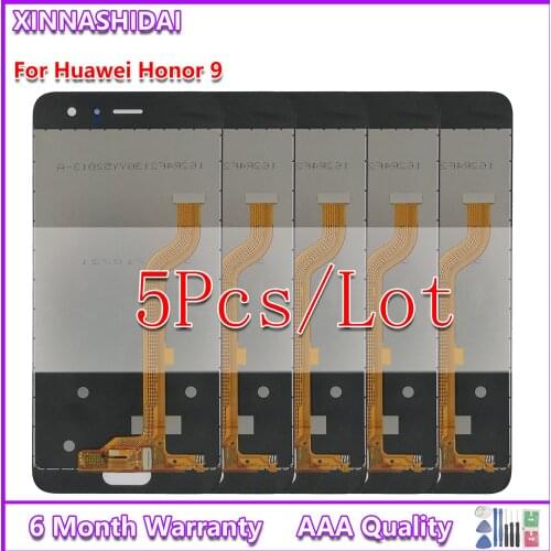 5pcs/For Huawei Honor 9 STF-L09 STF-AL10 STF-AL00 STF-TL10 LCD Display Touch Screen Digitizer Assembly Honor 9