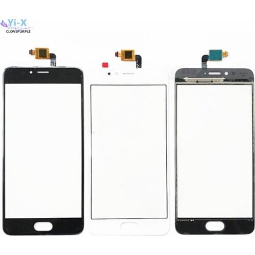 5pcs/lot Front Glass Touch Screen For Meizu M5S Mini Touch Glass Digitizer Panel Lens Sensor TouchScreen For Meilan 5S