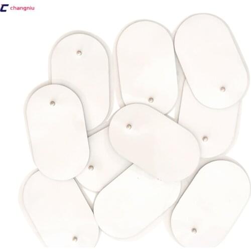 Free Shipping 50pcs or 100pcs TENS EMS Self Adhesive Electrode pads Acupuncture Slimming Massager for Digital Therapy Machine