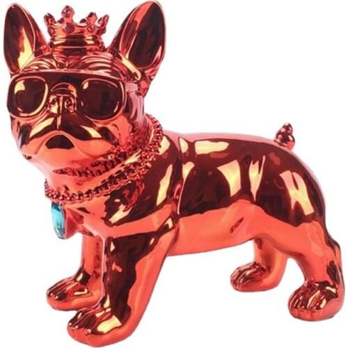 Big Crown Dog Bluetooth Speakers Wireless Bulldog Audio for Car, Desktop, Fitness, Outdoor, K Song, Live Broadcast, Outdoor Lawn