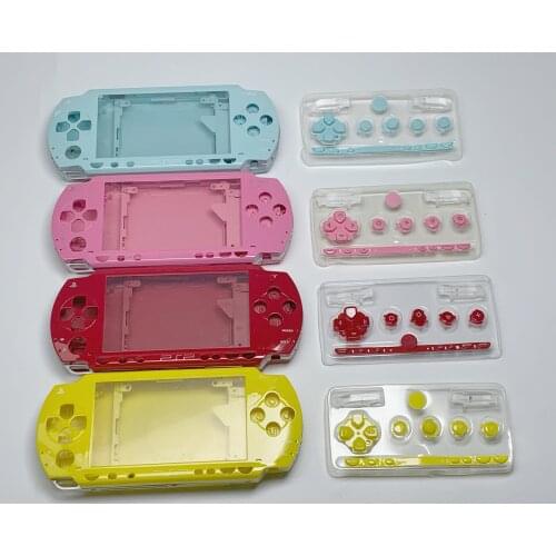 High Quality Full Housing Case for PSP1000 PSP 1000 Game Console Shell Faceplate Cover with Buttons Screws Set