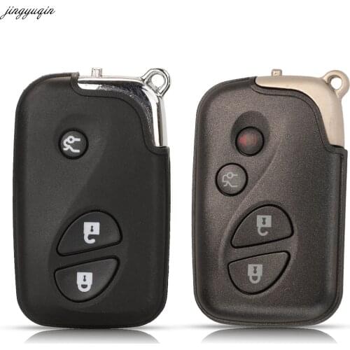 Jingyuqin Remote Car Key Case Shell For Lexus IS250 ES350 GS350 LS460 GS Smart Fob Replacement