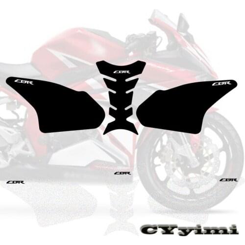 For HONDA CBR250RR 2017 2018 2019 2020 2021 Motorcycle Tank Traction Side Pad Gas Fuel Knee Grip Sticker Decal