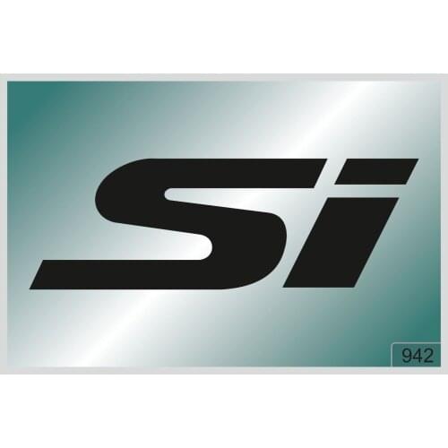 For SI -2 pcs. stickers HIGH QUALITY DECALS different colors 942
