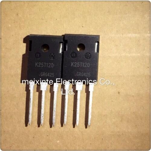 5-20pcs/lot K25T120 TO-3P TO-247 25A1200V Induction Cooker commonly used high power IGBT Frequency converter tube
